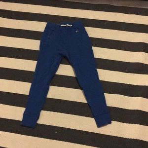 Blue sweatpants